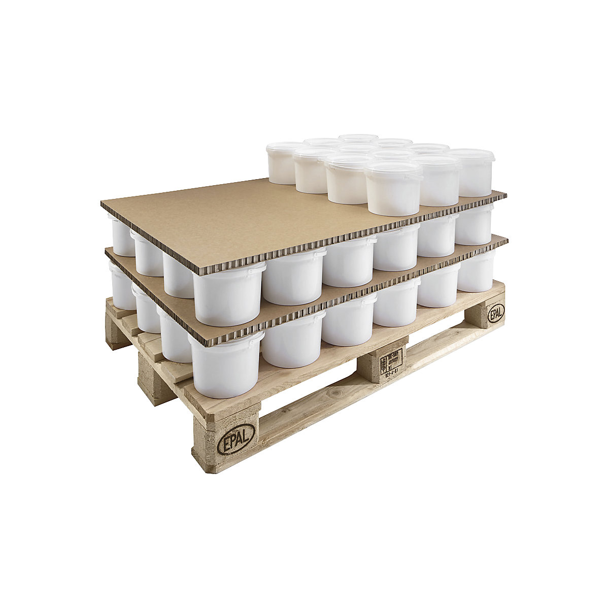 Paletten-Zwischenlagen Wabenplatten ratioform terra