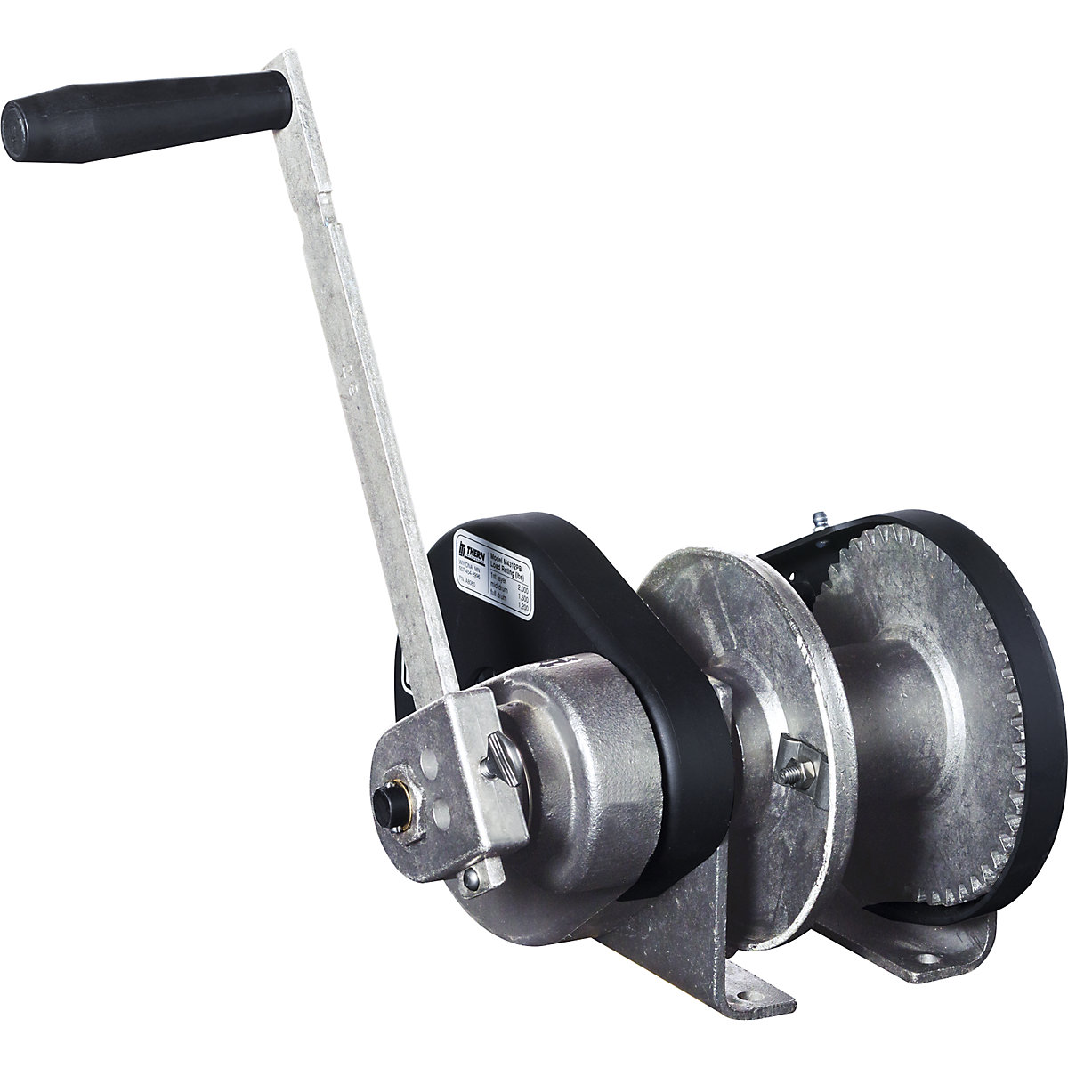 Manual wire rope winch with spur gear transmission - Thern