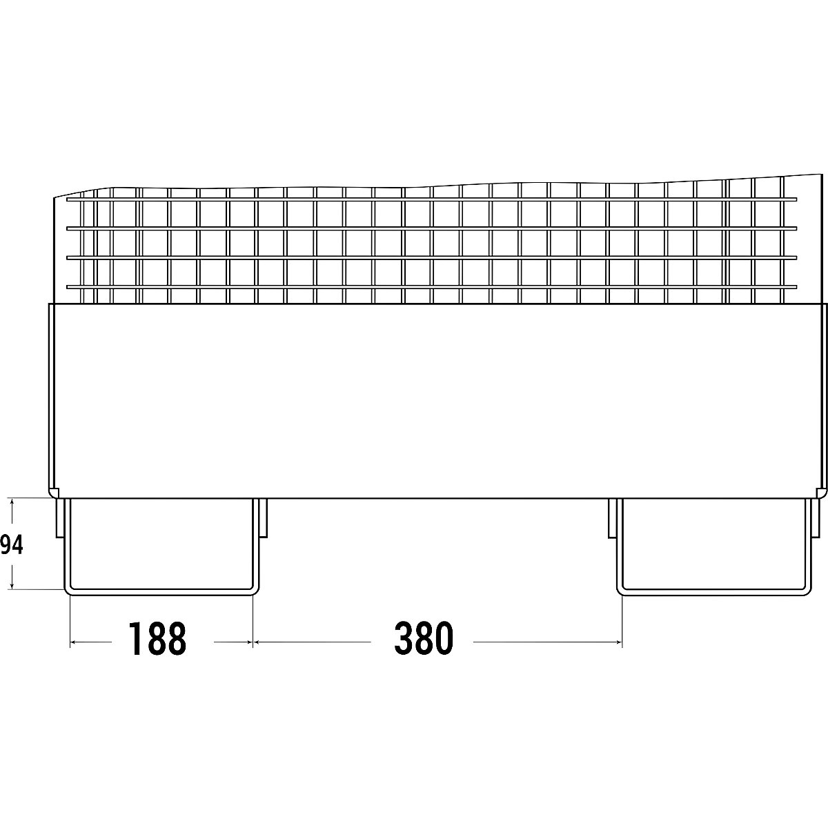 Arbeitskorb Typ RAK-Slim (Produktabbildung 2)-1