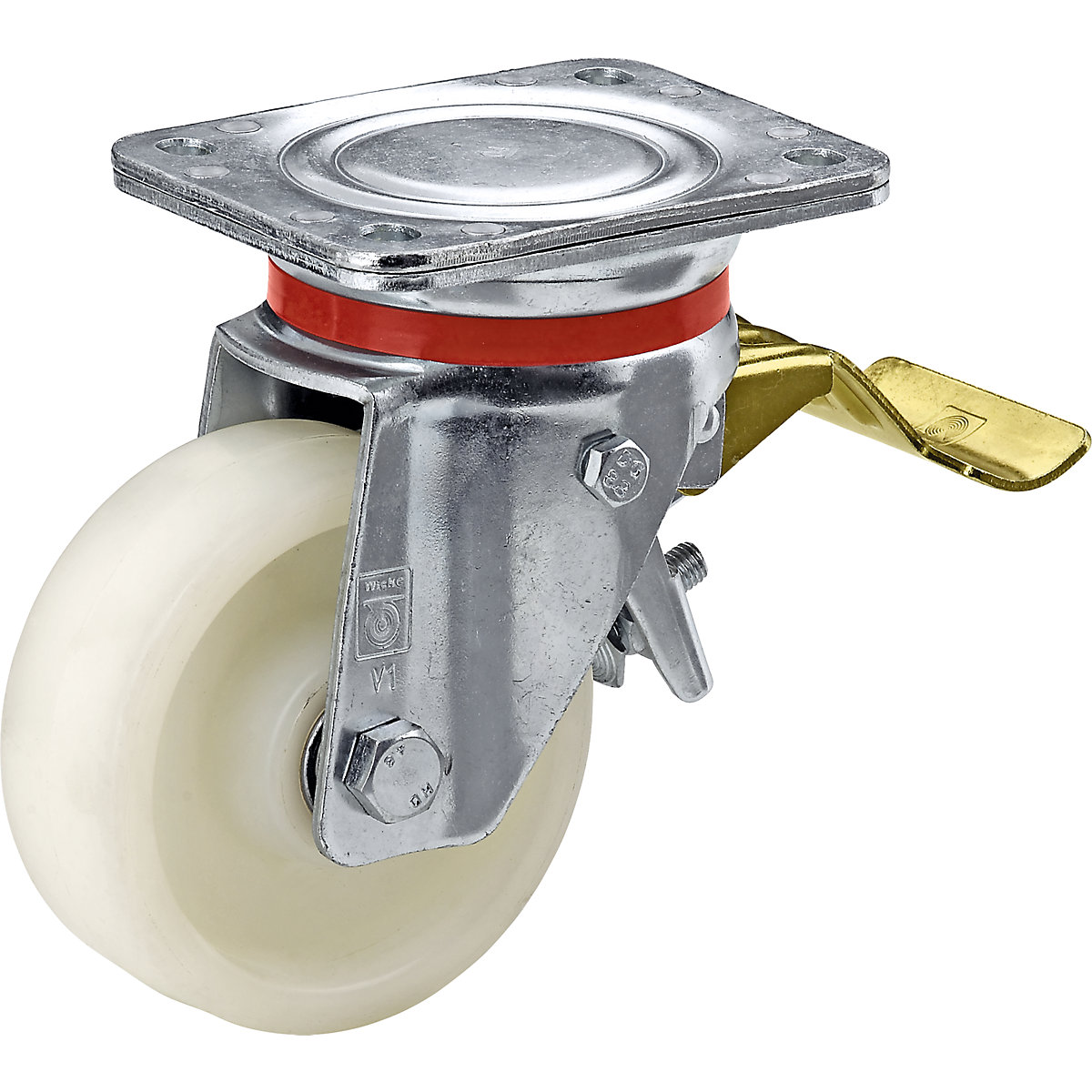 Kółko z poliamidu, obudowa z blachy stalowej – Wicke