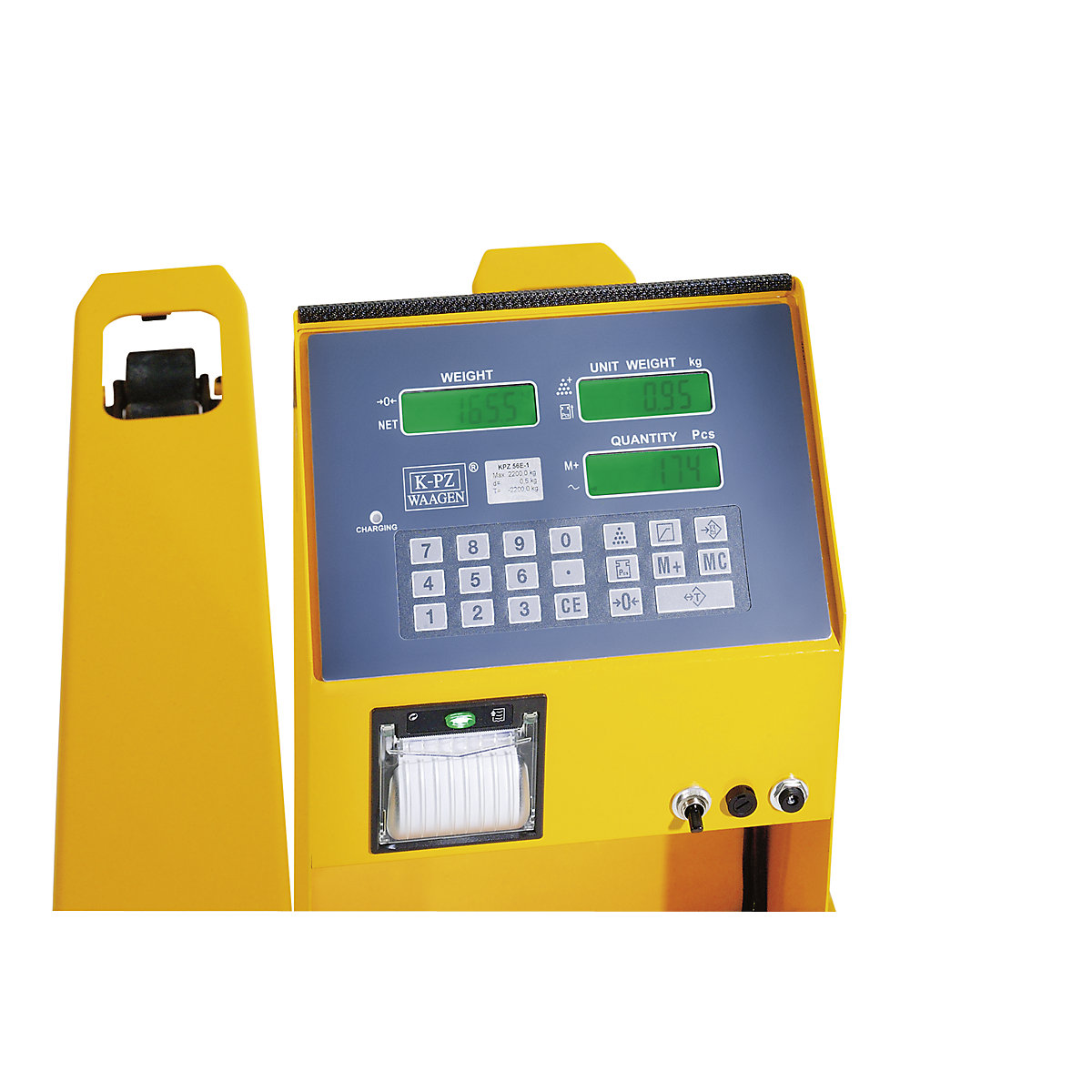 Pallet truck with precision scale (Product illustration 2)-1