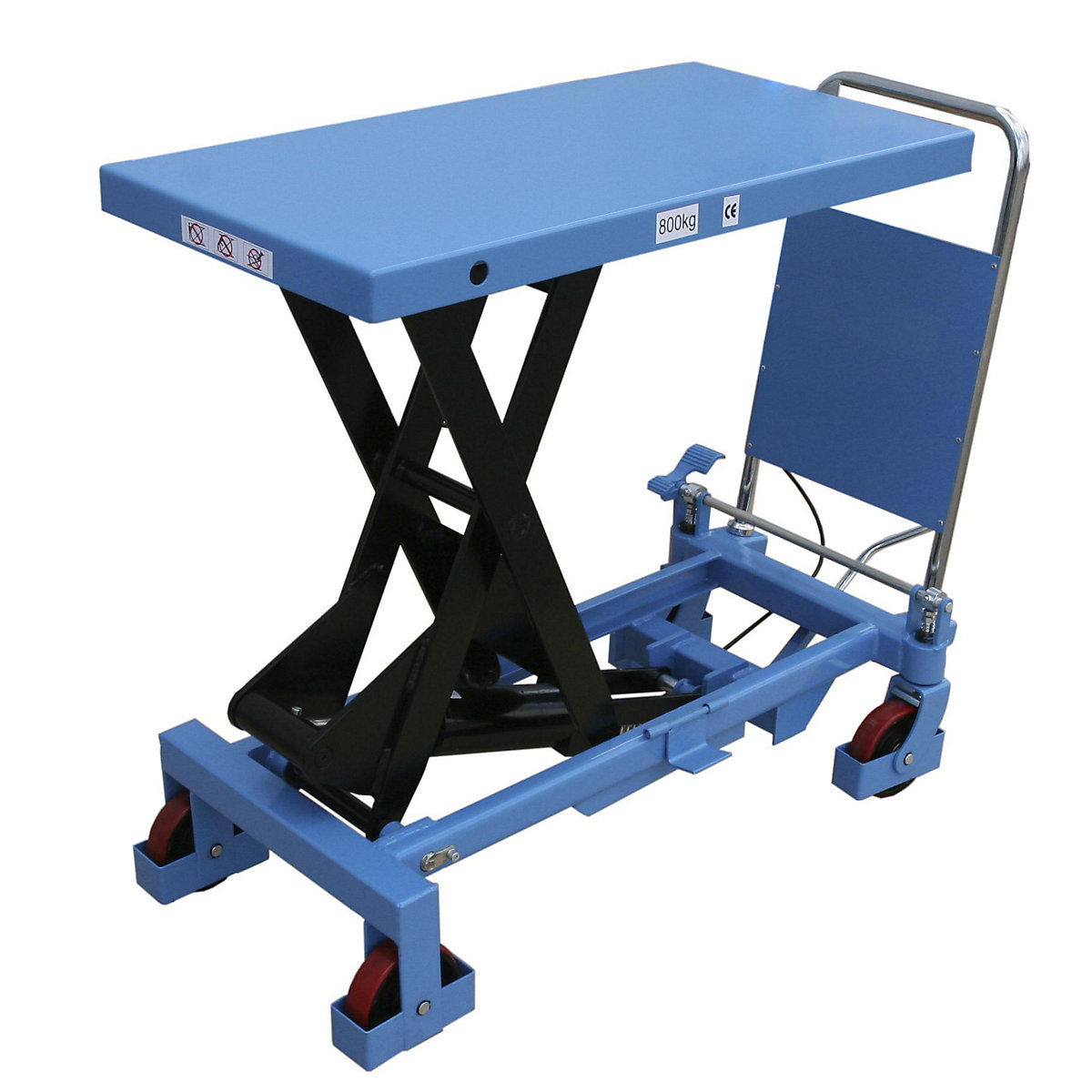Scissor lift platform truck
