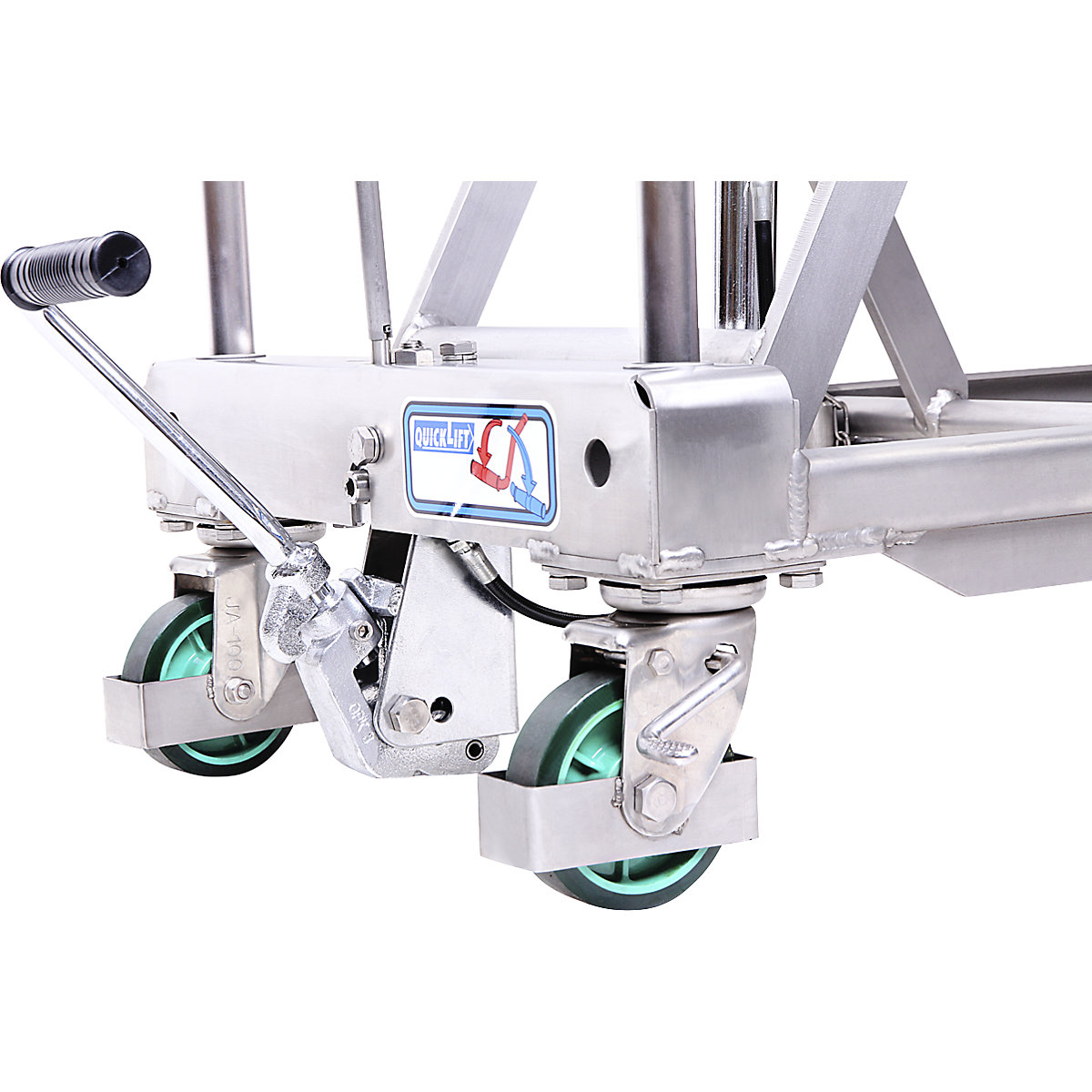 Stainless steel scissor lift platform truck (Product illustration 5)-4