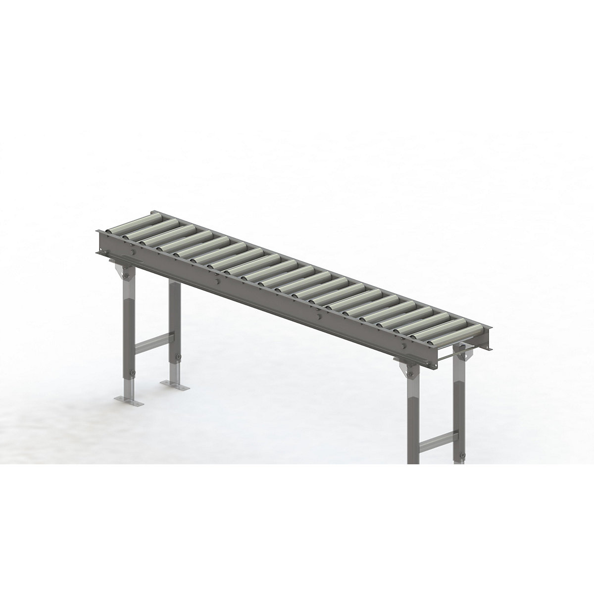 Przenośnik rolkowy, rama stalowa i rolki stalowe ocynkowane – Gura