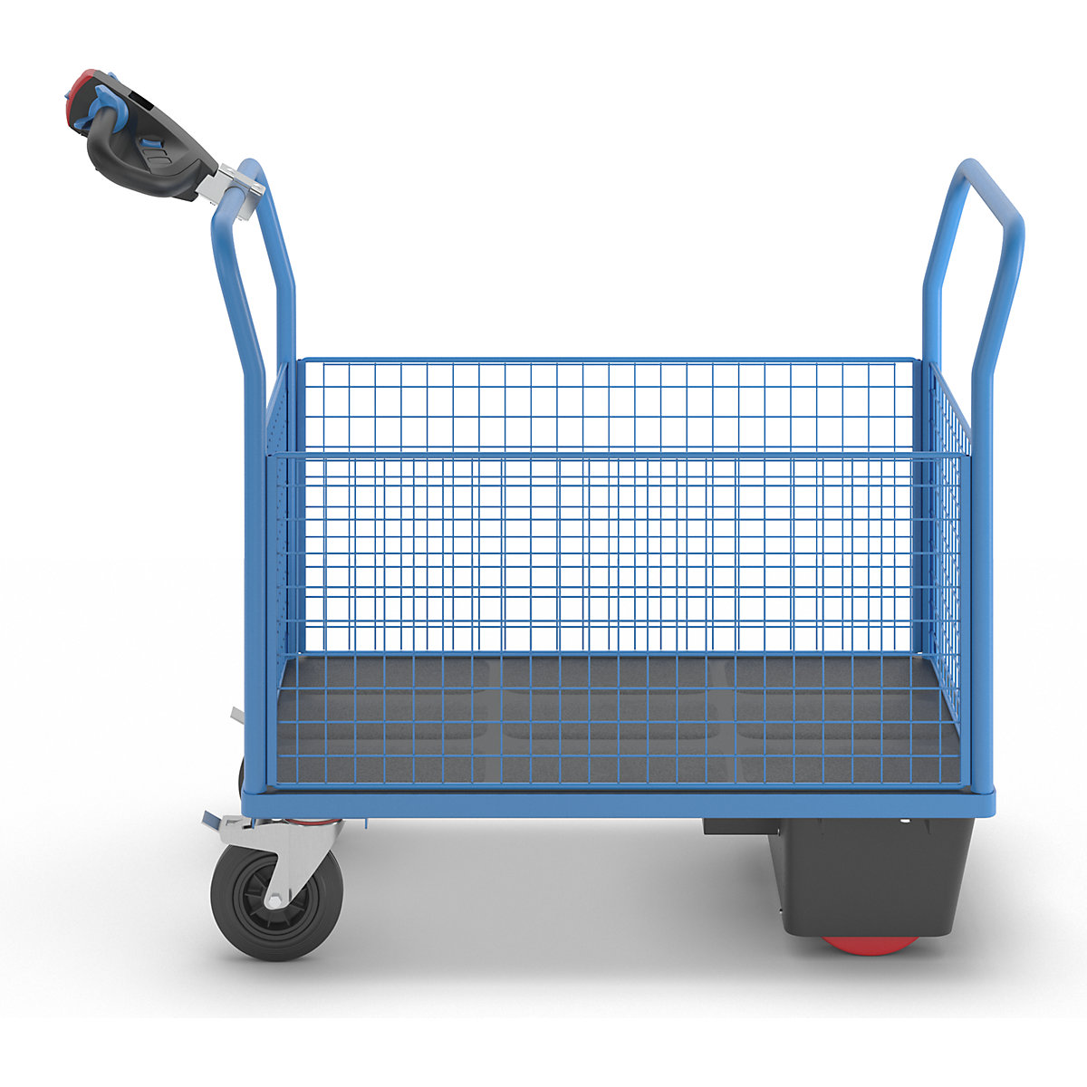 Cărucior cu platformă cu motor electric – eurokraft pro (Imagine produs 9)-8