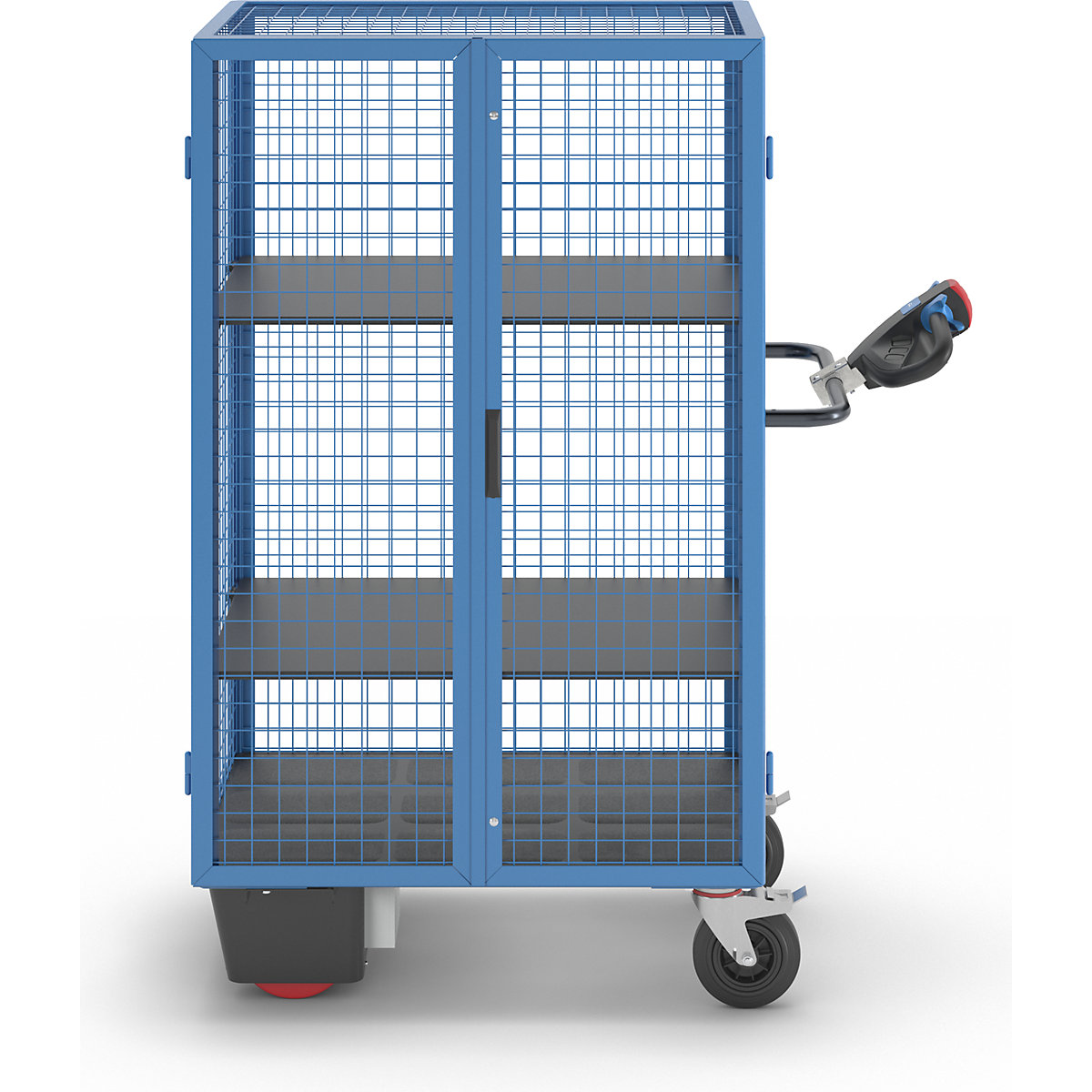 Cărucior etajat cu motor electric – eurokraft pro (Imagine produs 6)-5