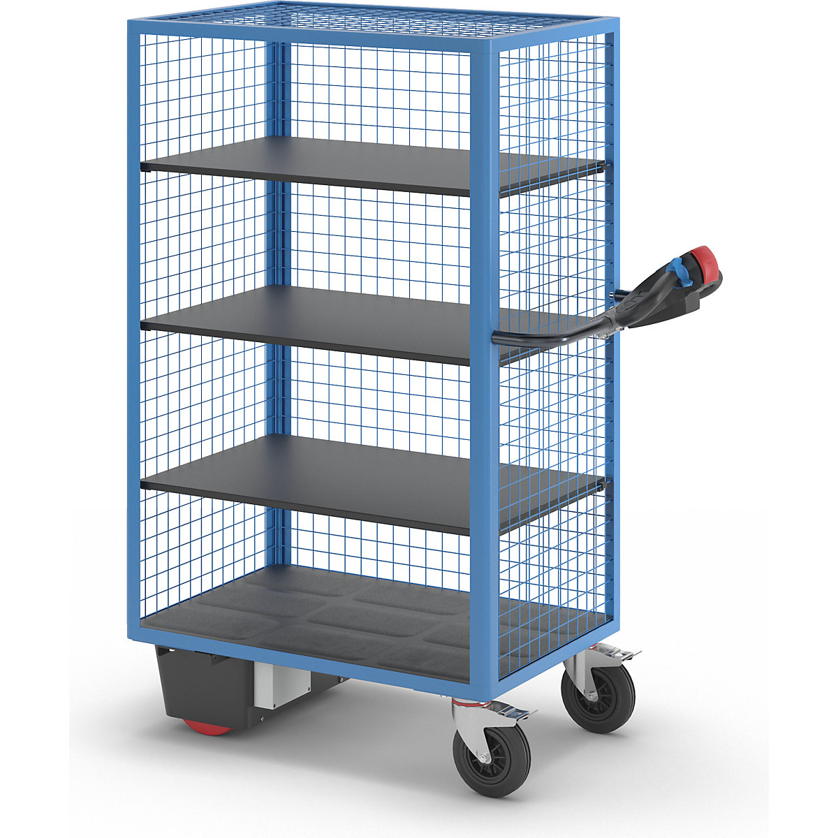 Cărucior etajat cu motor electric – eurokraft pro (Imagine produs 11)-10