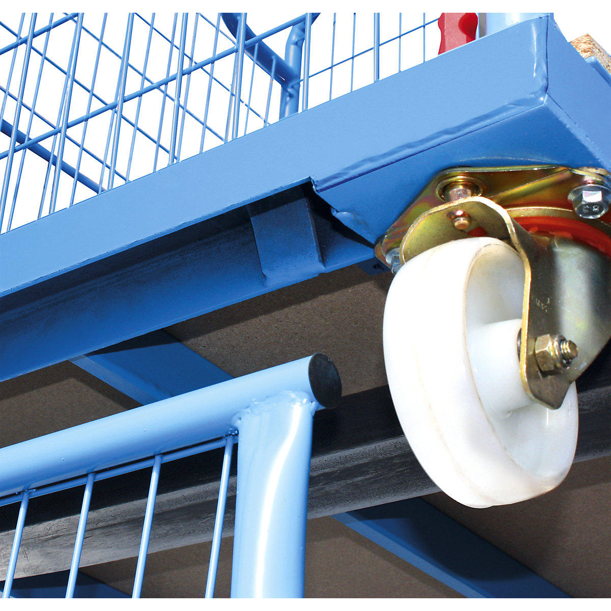 Univerzálny manipulačný vozík Corlette®, vrát. háčikov pre predné dvere – eurokraft pro (Zobrazenie produktu 5)-4