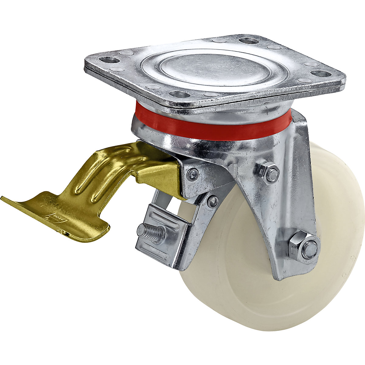 Roată din poliamidă, carcasă din tablă de oțel – Wicke