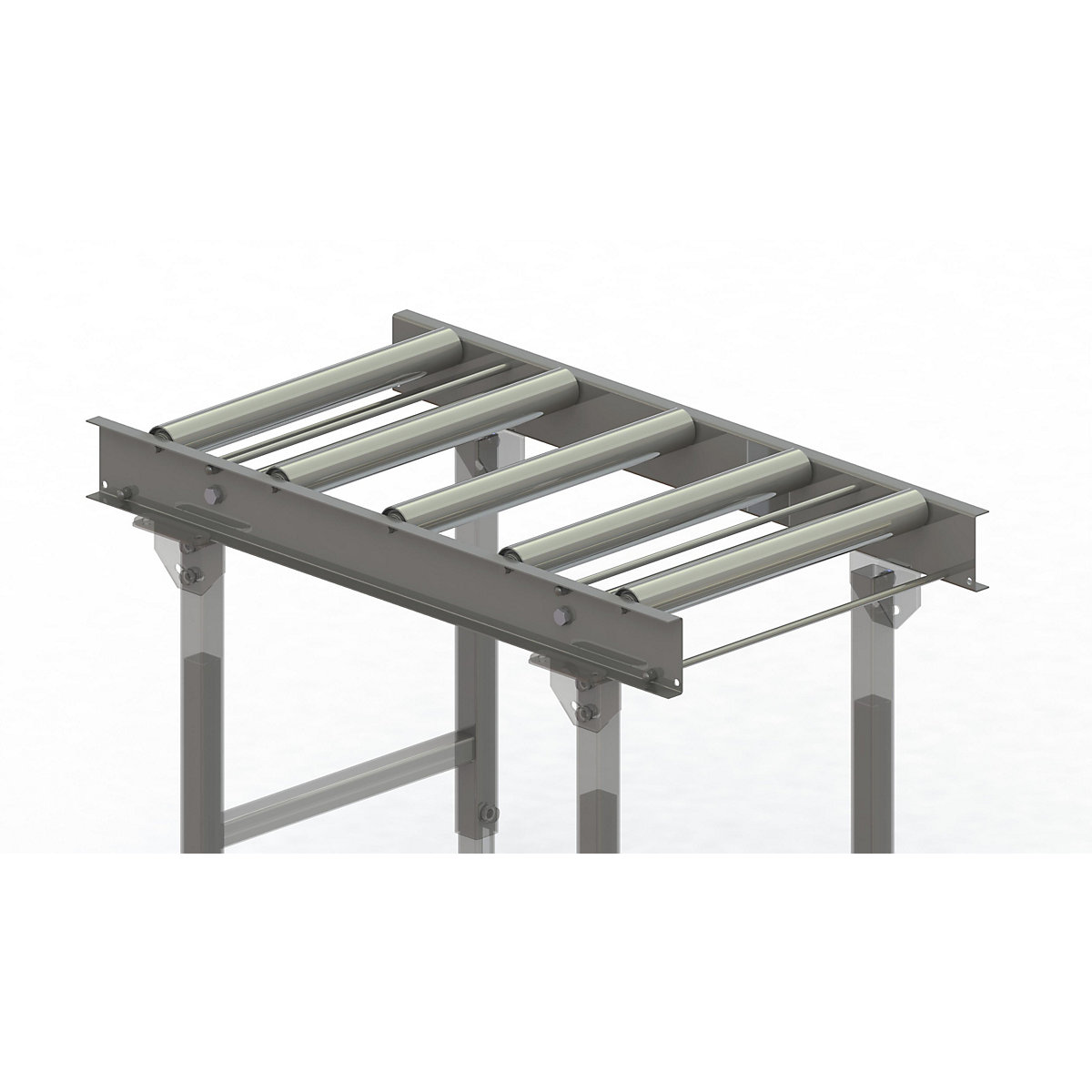 Cale cu role, cadru din oţel cu role din oţel zincate – Gura