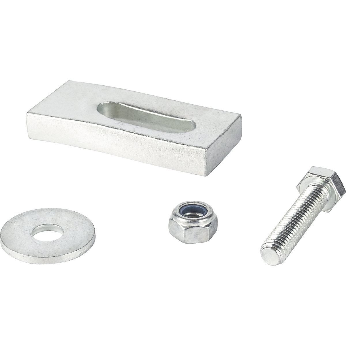 Montageset l-dragers voor rollenlijsten, VE = 10 stuks