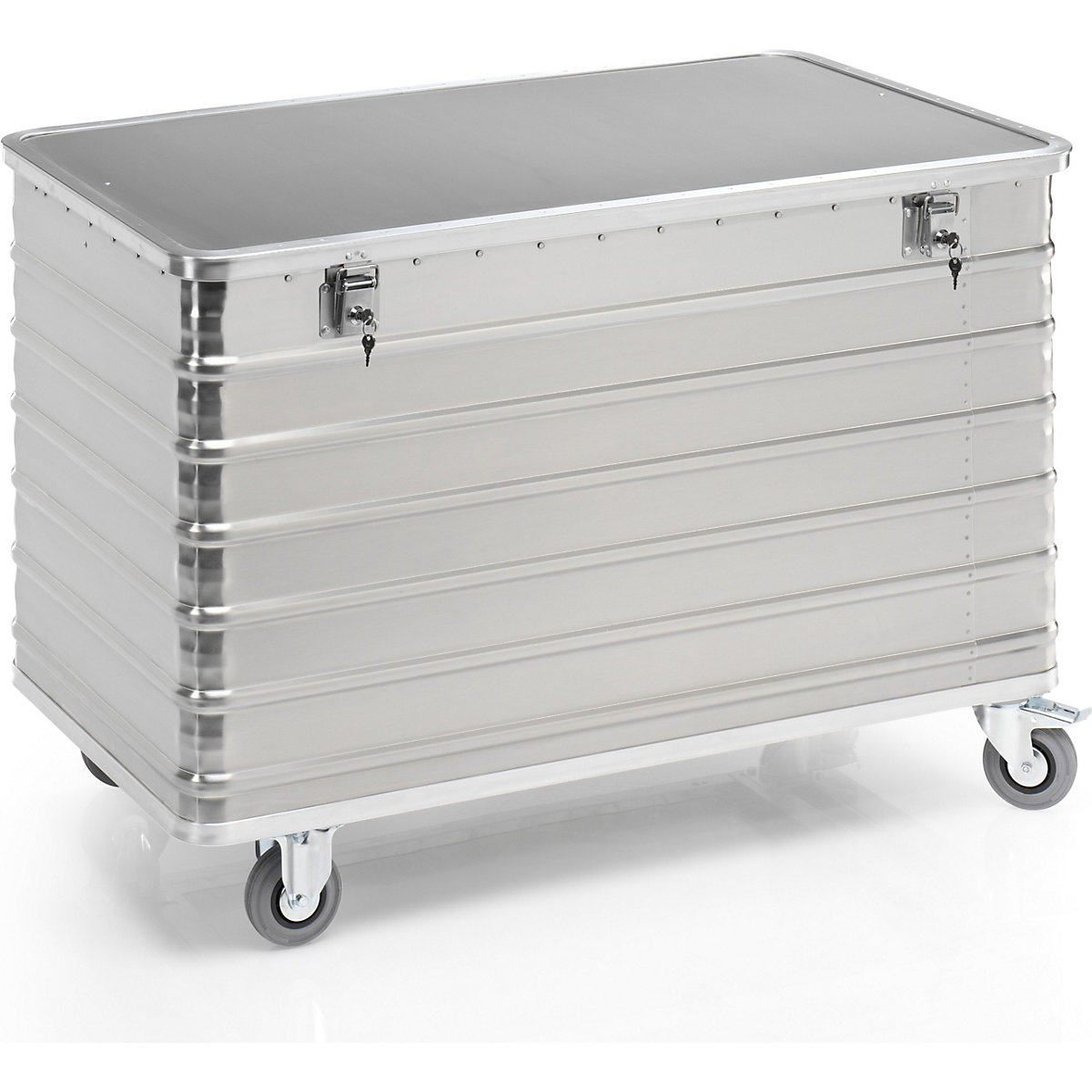 Aluminium container truck, solid panel - Gmöhling