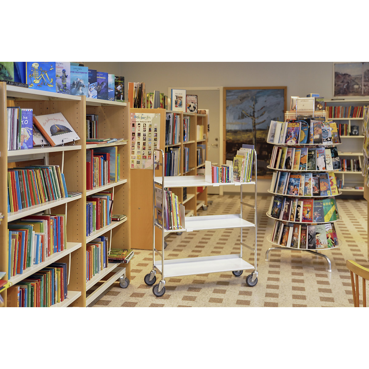 KM151 file shelf truck – Kongamek (Product illustration 4)-3