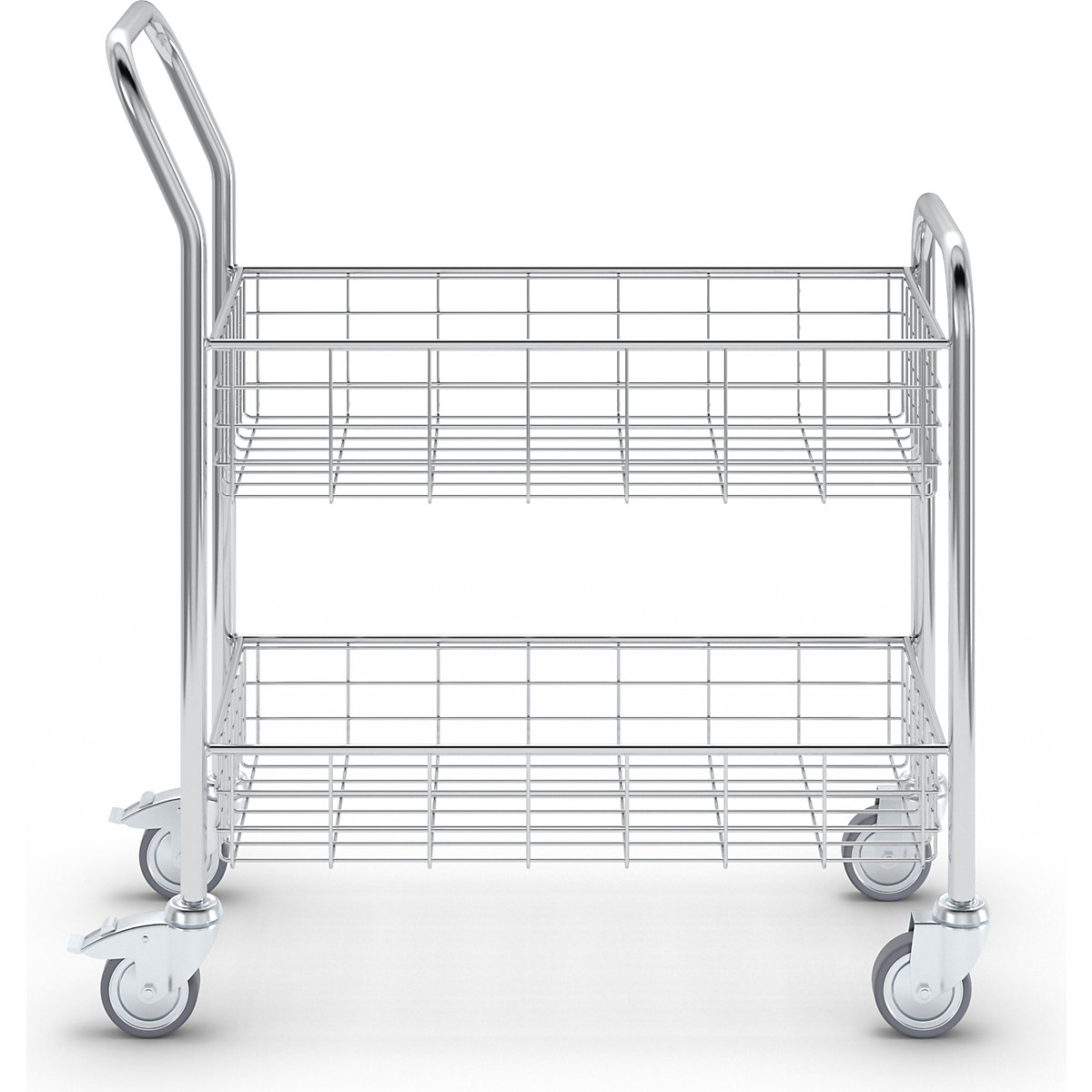 Office and mail distribution trolley – eurokraft pro (Product illustration 7)-6