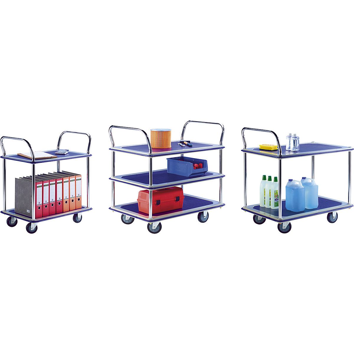 Table trolley chrome plated (Product illustration 3)-2