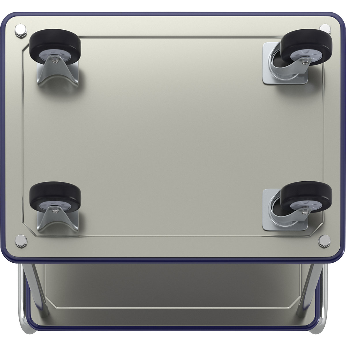 Table trolley chrome plated (Product illustration 9)-8