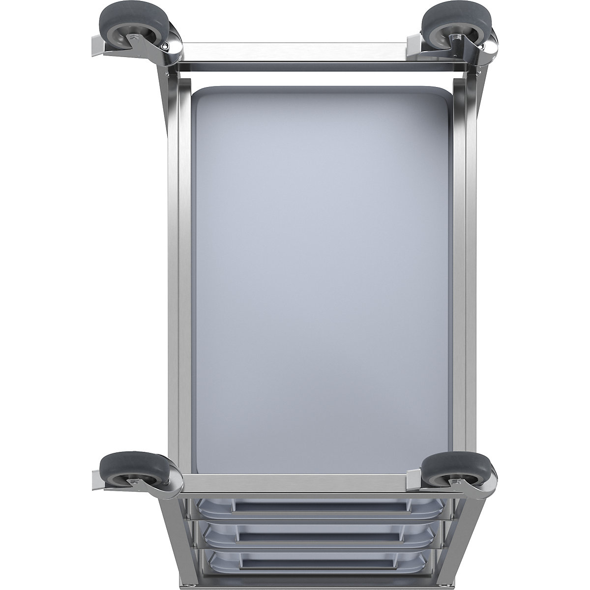 Stainless steel container trolley (Product illustration 7)-6