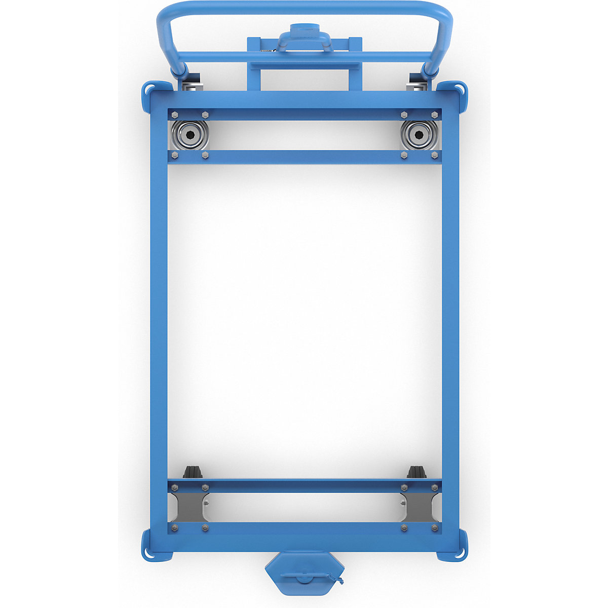 Dolly with drawbar and coupling – eurokraft pro (Product illustration 10)-9