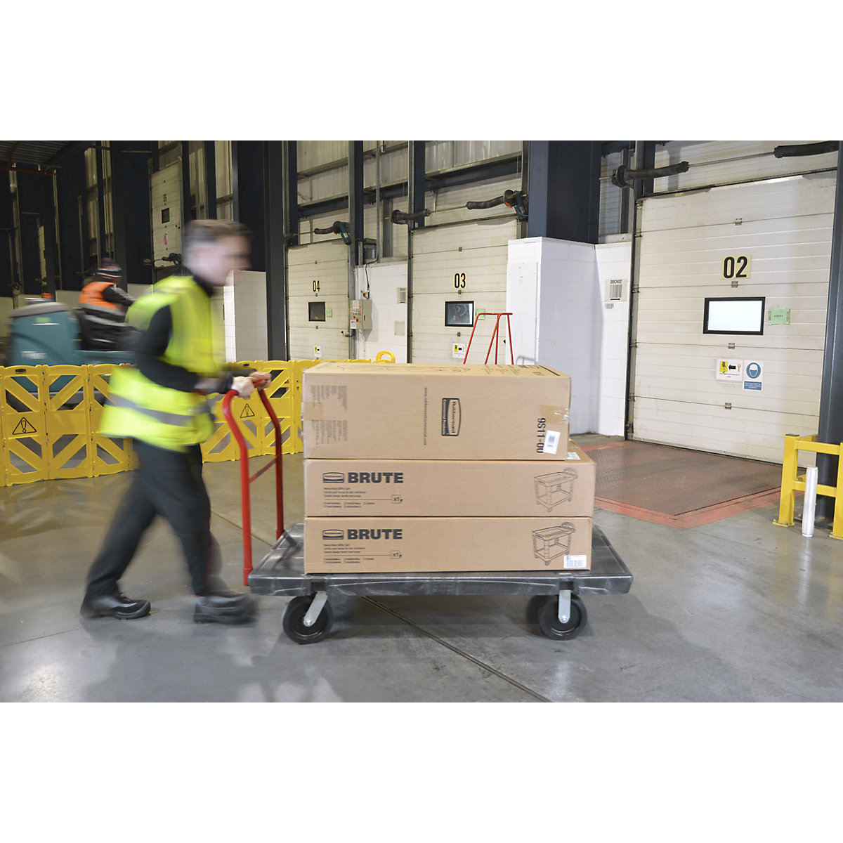 Heavy-duty platform truck – Rubbermaid (Product illustration 4)-3