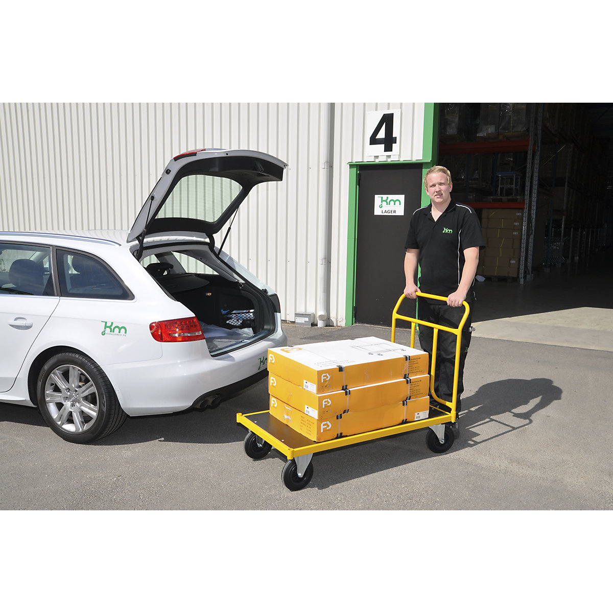 KM144 platform truck – Kongamek (Product illustration 3)-2