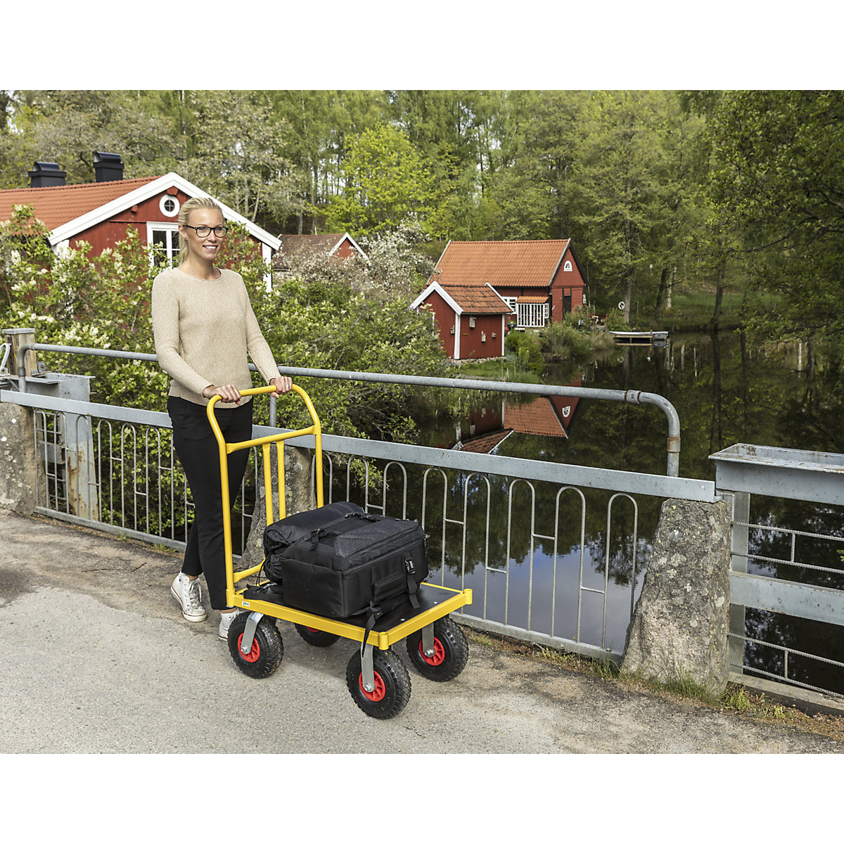 KM144 platform truck – Kongamek (Product illustration 3)-2
