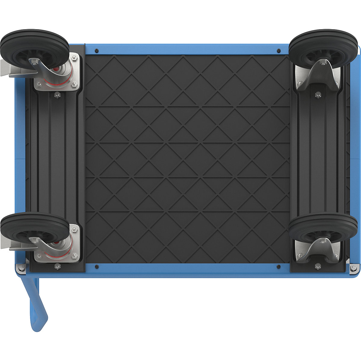 Platform truck with mesh panels – eurokraft pro (Product illustration 7)-6