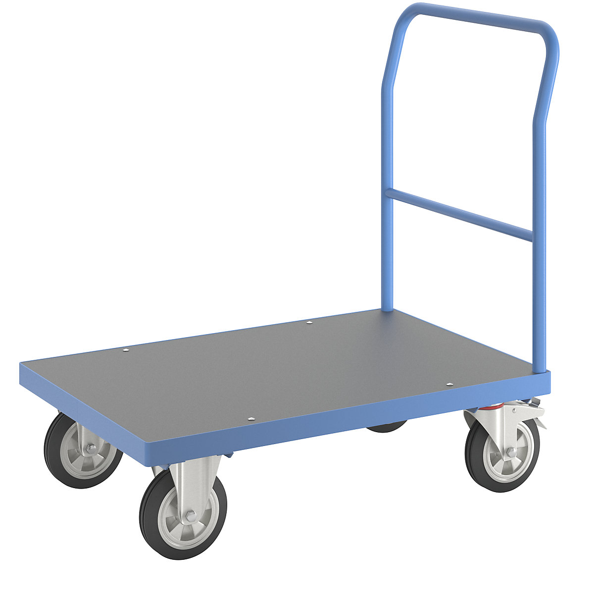Platform truck with mesh panels - eurokraft pro