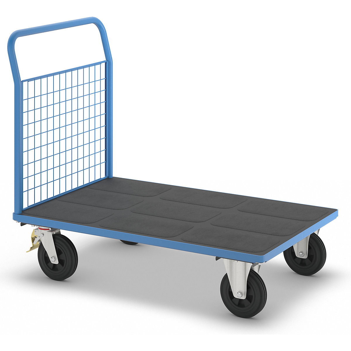 Platform truck with mesh panels – eurokraft pro (Product illustration 7)-6