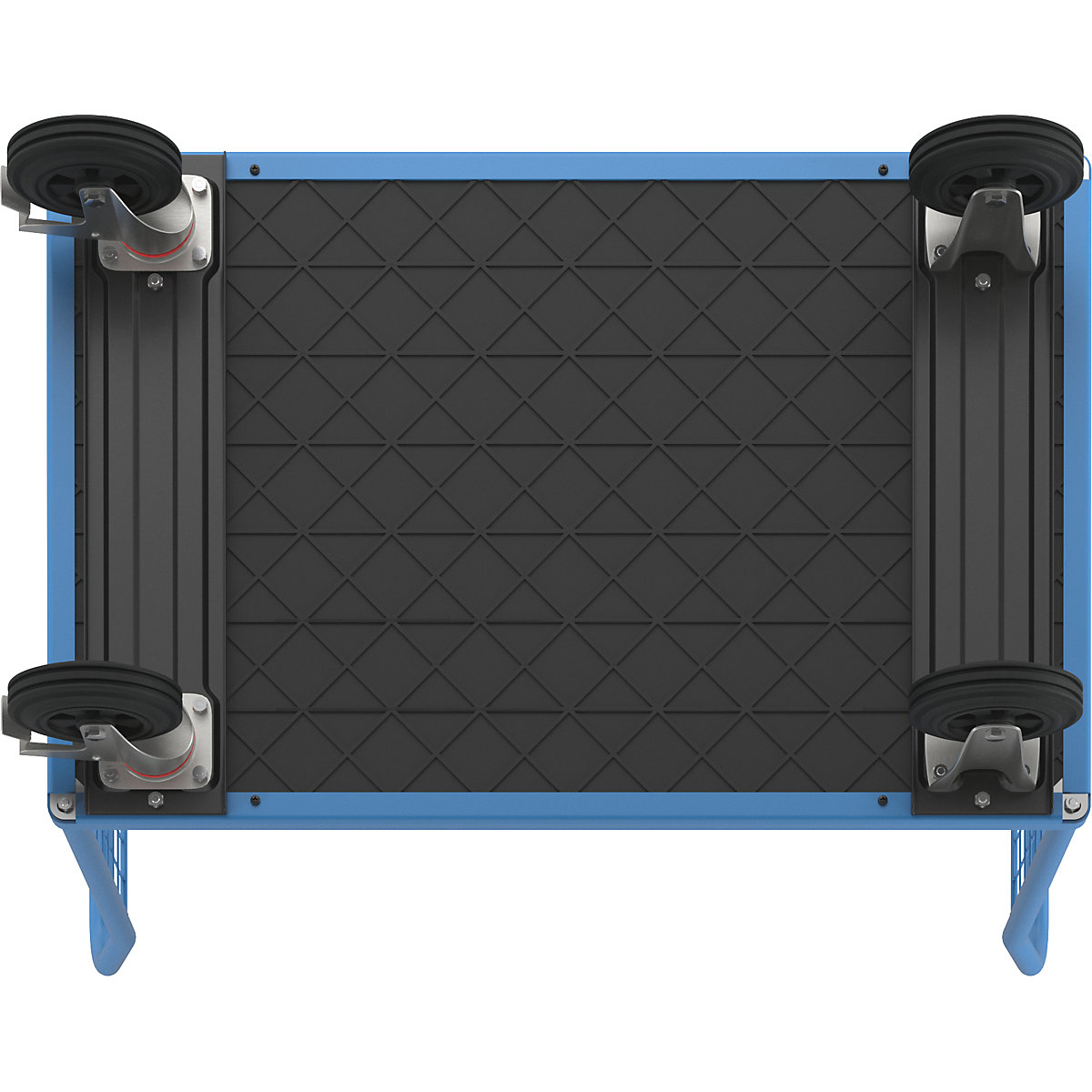 Platform truck with mesh panels – eurokraft pro (Product illustration 6)-5