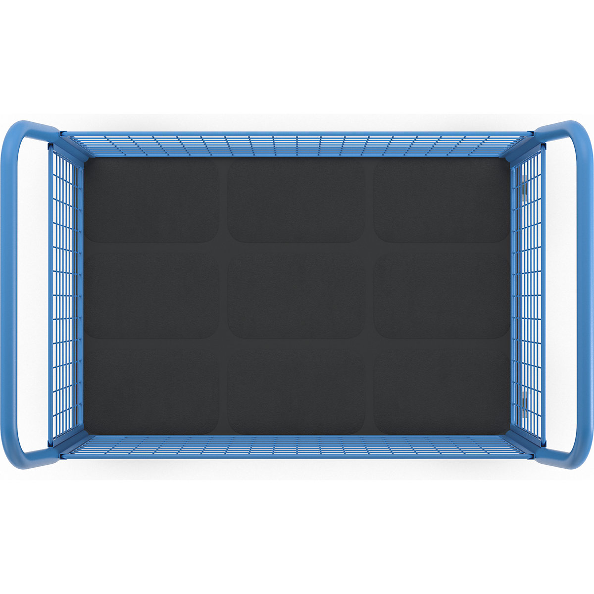 Platform truck with mesh panels – eurokraft pro (Product illustration 8)-7