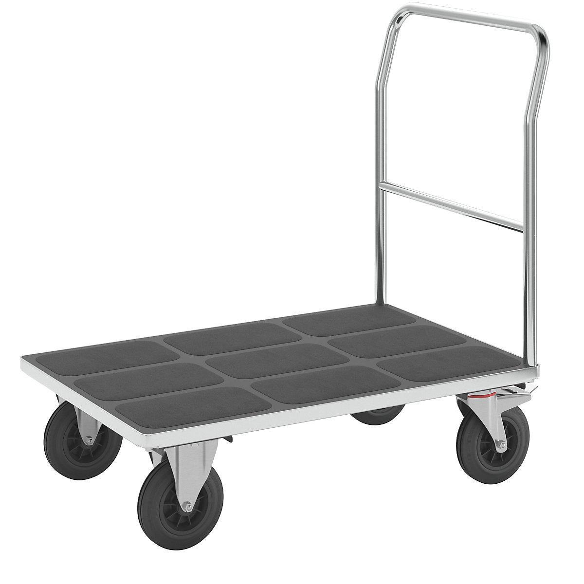 Platform truck with mesh panels - eurokraft pro