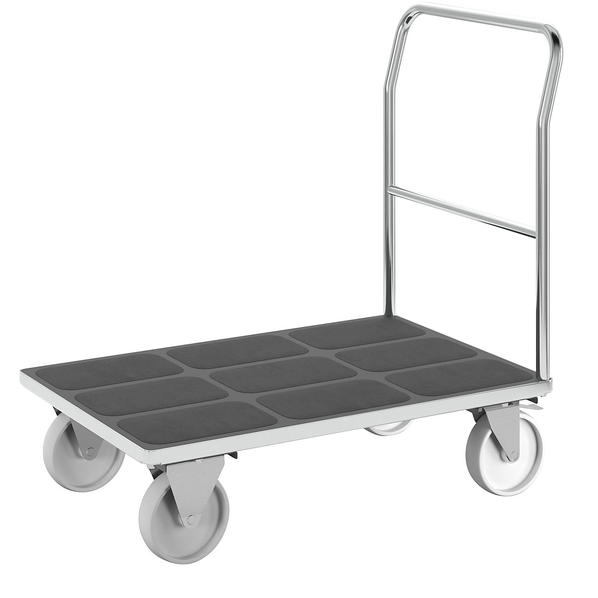 Platform truck with mesh panels – eurokraft pro
