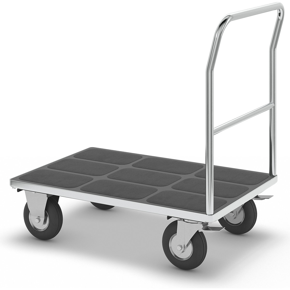 Platform truck with mesh panels – eurokraft pro (Product illustration 4)-3