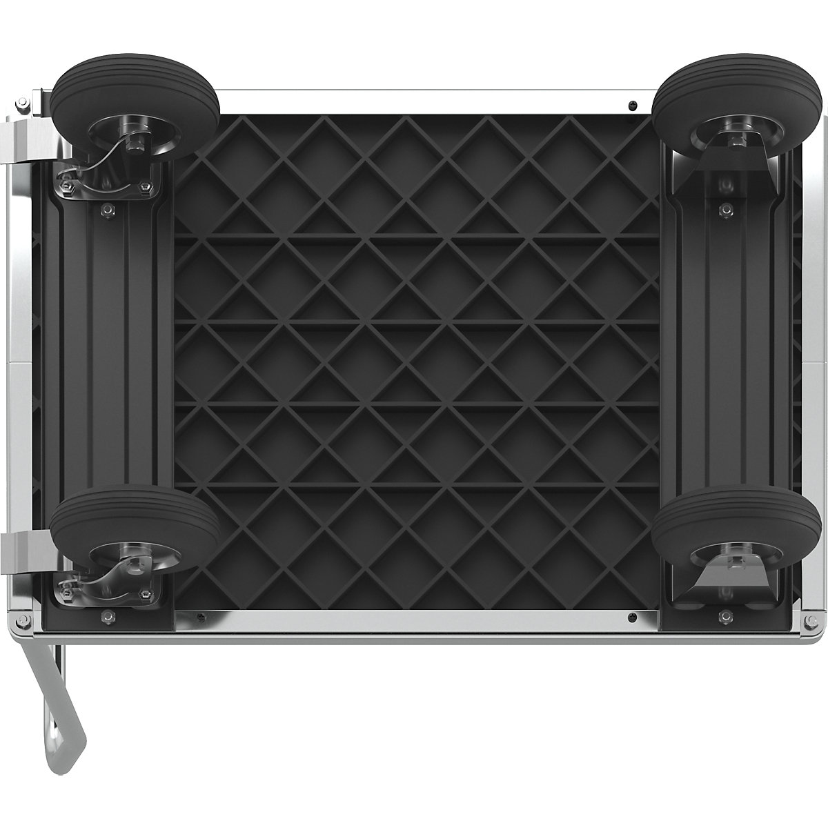 Platform truck with mesh panels – eurokraft pro (Product illustration 6)-5