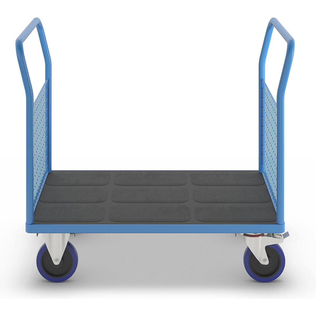 Platform truck with mesh panels – eurokraft pro (Product illustration 4)-3