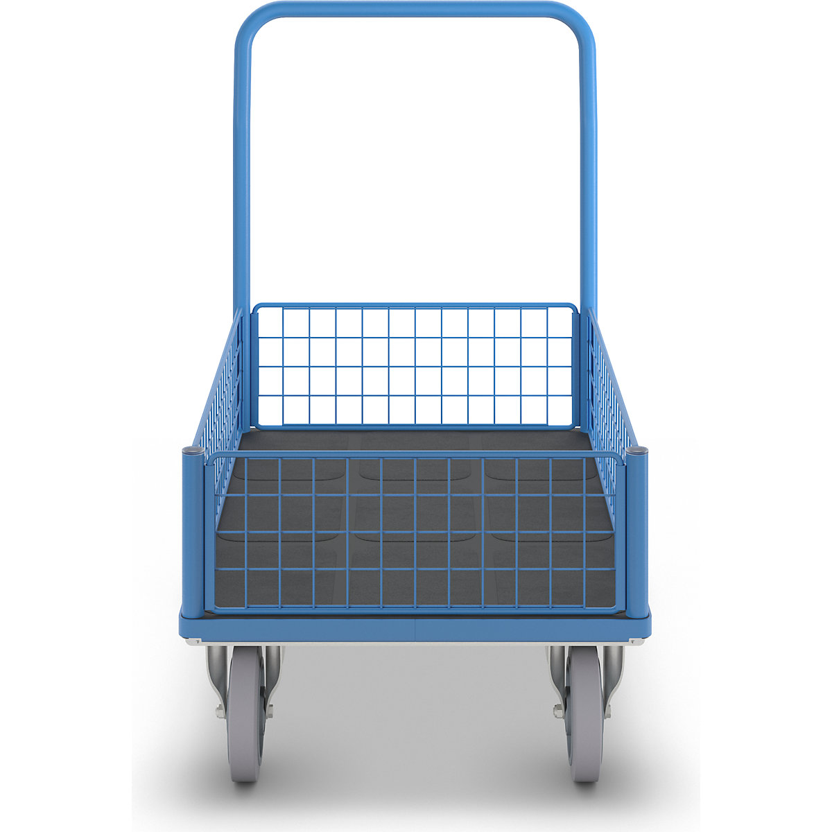 Platform truck with mesh panels – eurokraft pro (Product illustration 5)-4