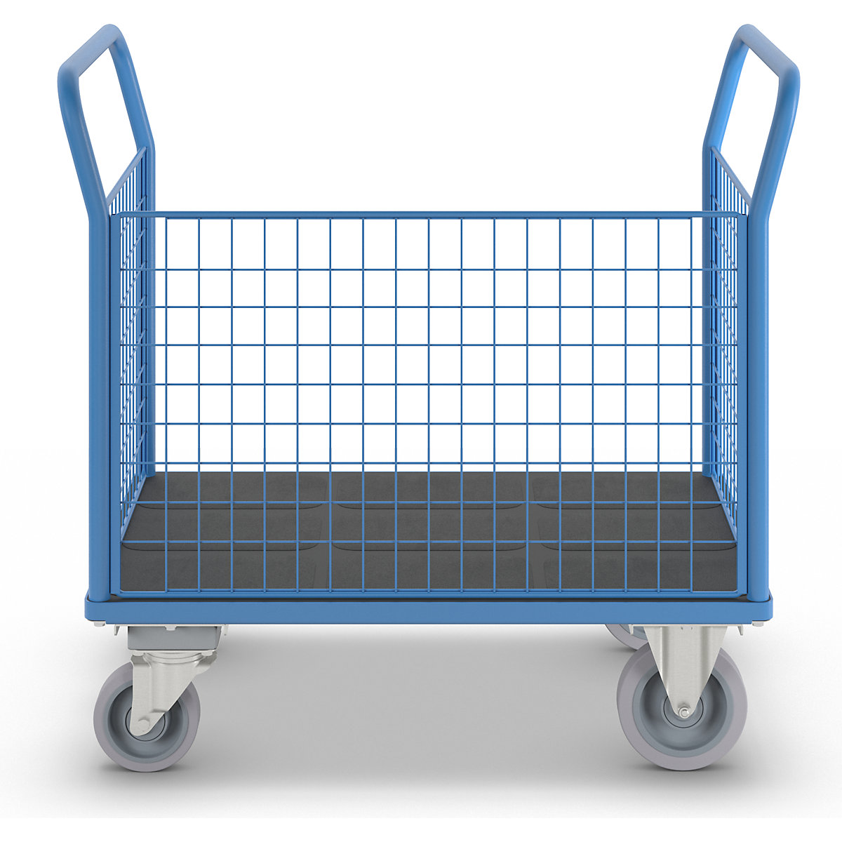 Platform truck with mesh panels – eurokraft pro (Product illustration 5)-4