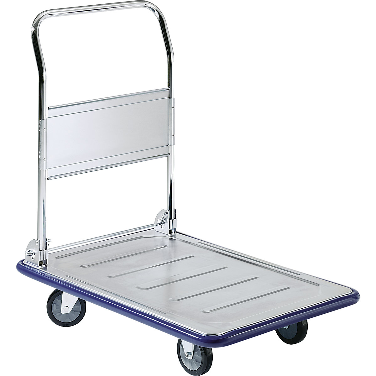 Zinc plated platform truck