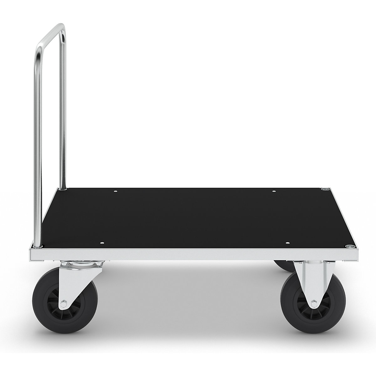 Zinc plated platform truck – Kongamek (Product illustration 5)-4
