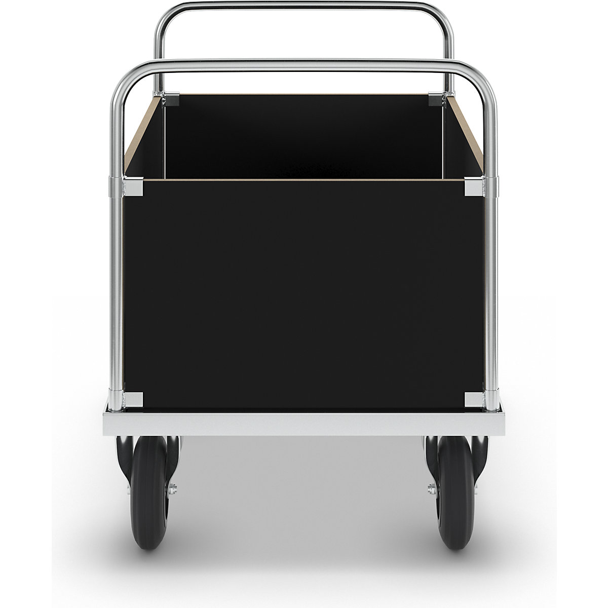 Zinc plated platform truck – Kongamek (Product illustration 2)-1