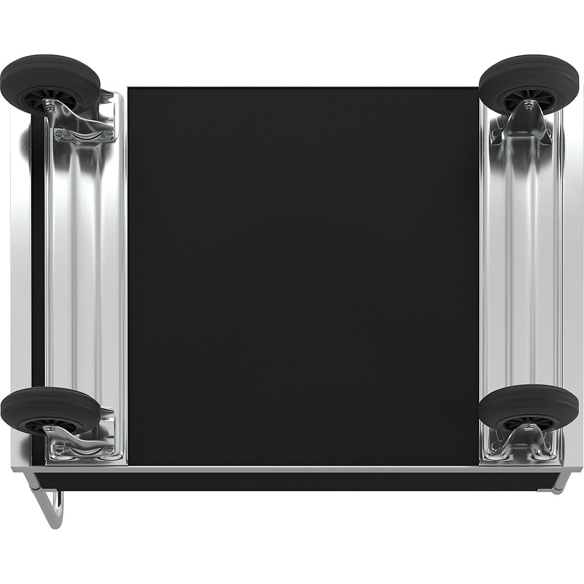 Zinc plated platform truck – Kongamek (Product illustration 6)-5