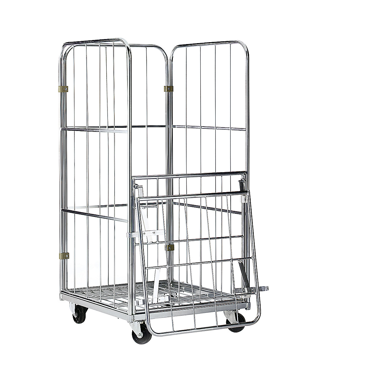 Roll container, front panel folds and swivels (Product illustration 2)-1