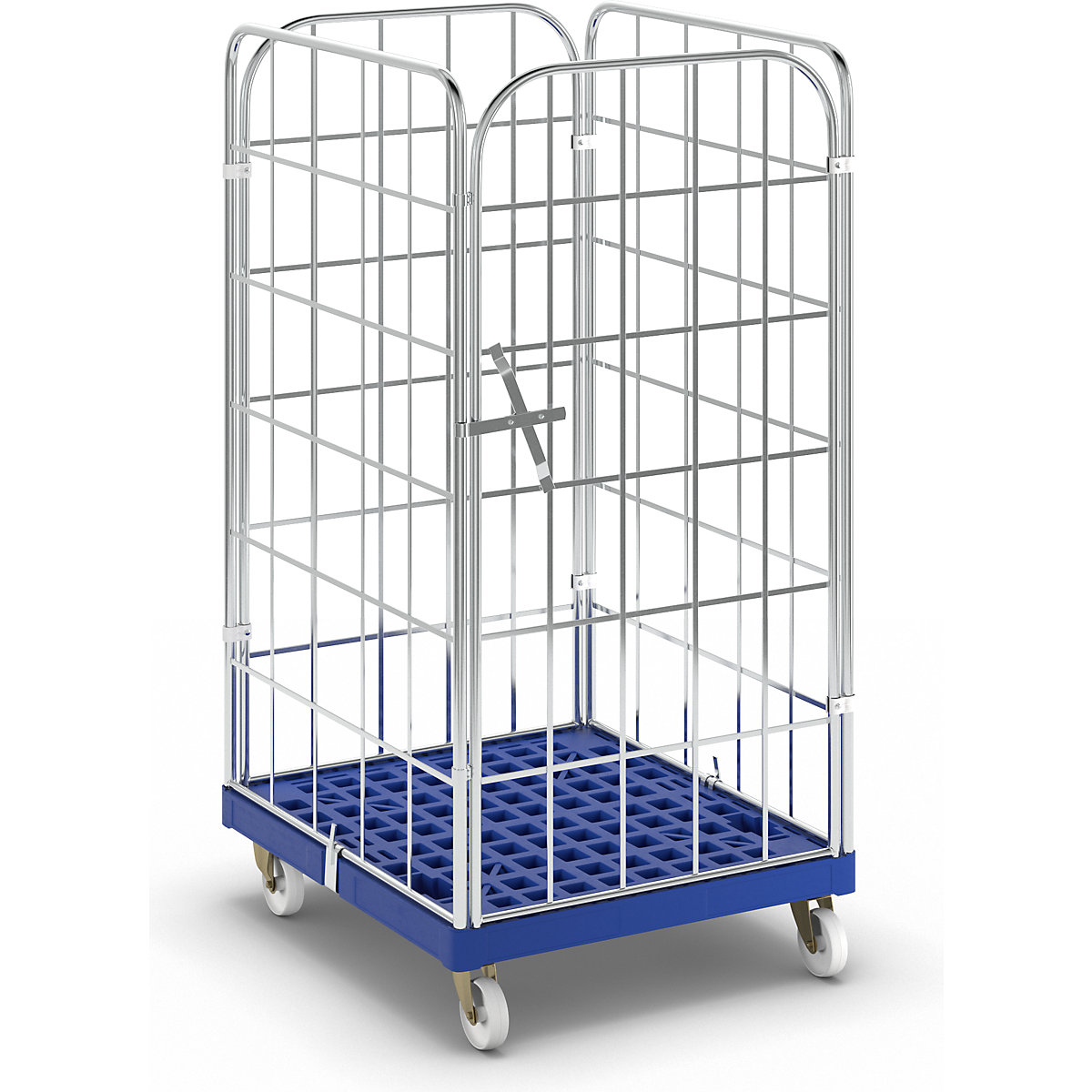 Roll container with plastic dolly (Product illustration 2)-1