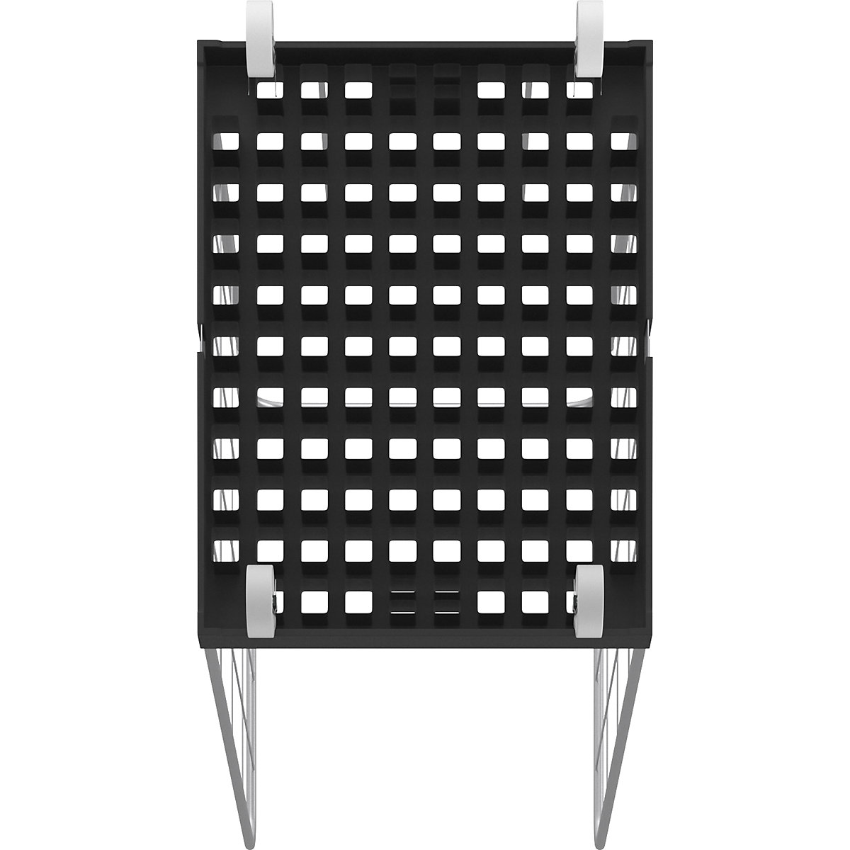 Roll container with side mesh panels – eurokraft basic (Product illustration 6)-5