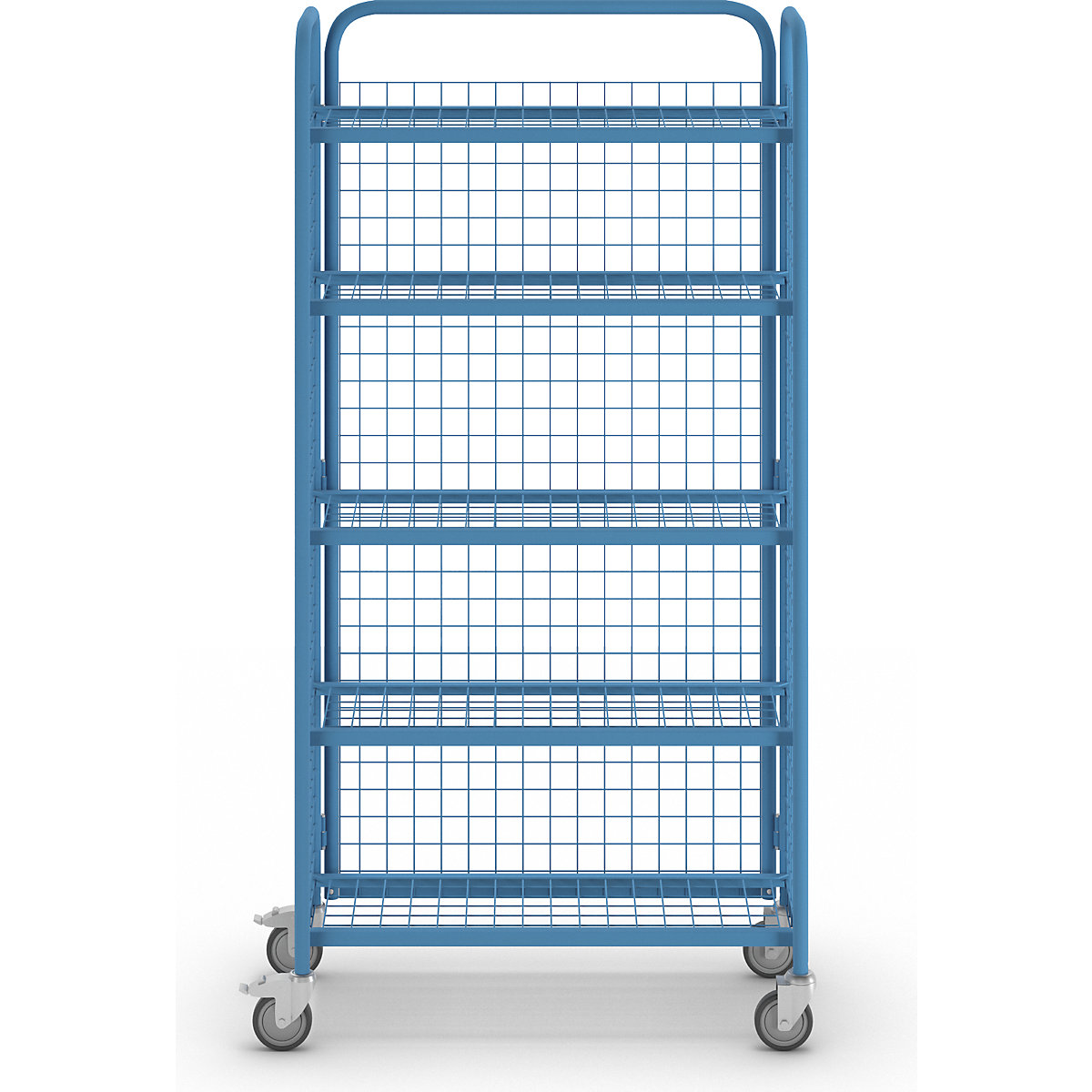 Shelf truck, folding – eurokraft pro (Product illustration 4)-3
