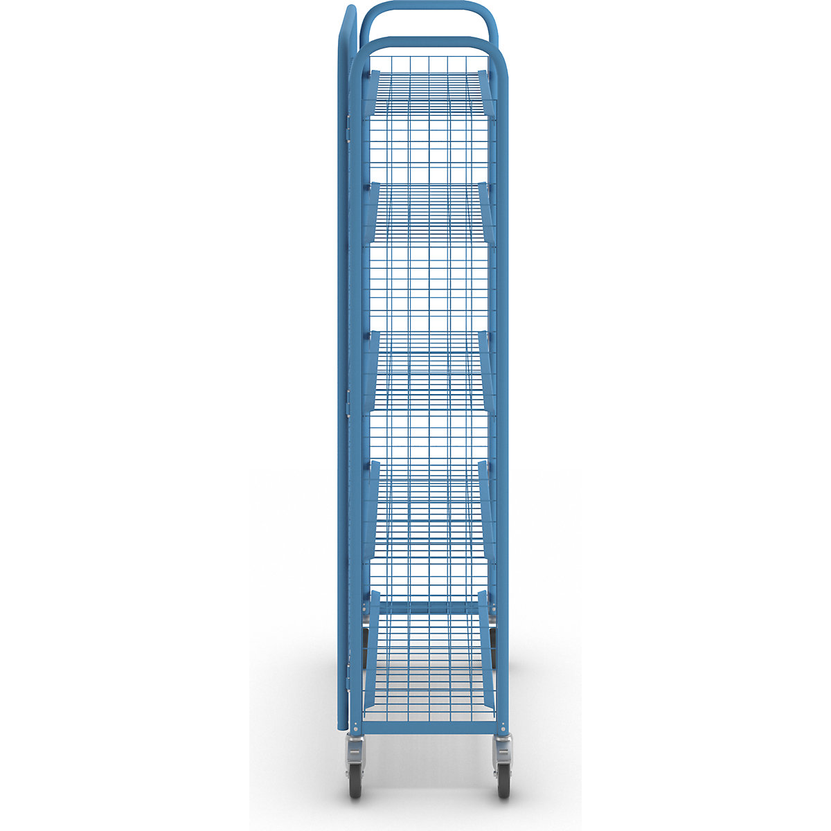 Shelf truck, folding – eurokraft pro (Product illustration 5)-4