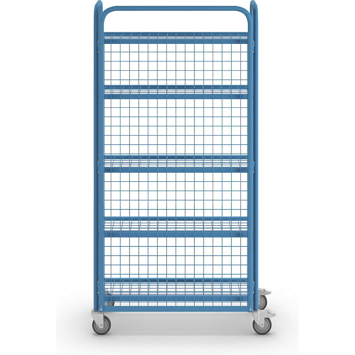 Shelf truck, folding – eurokraft pro (Product illustration 6)-5
