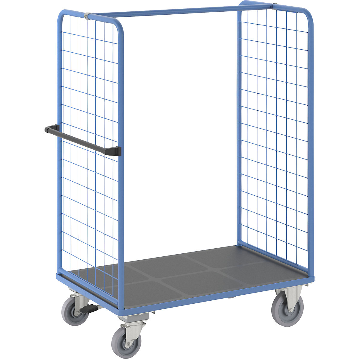 Shelf truck with mesh side panels - eurokraft pro