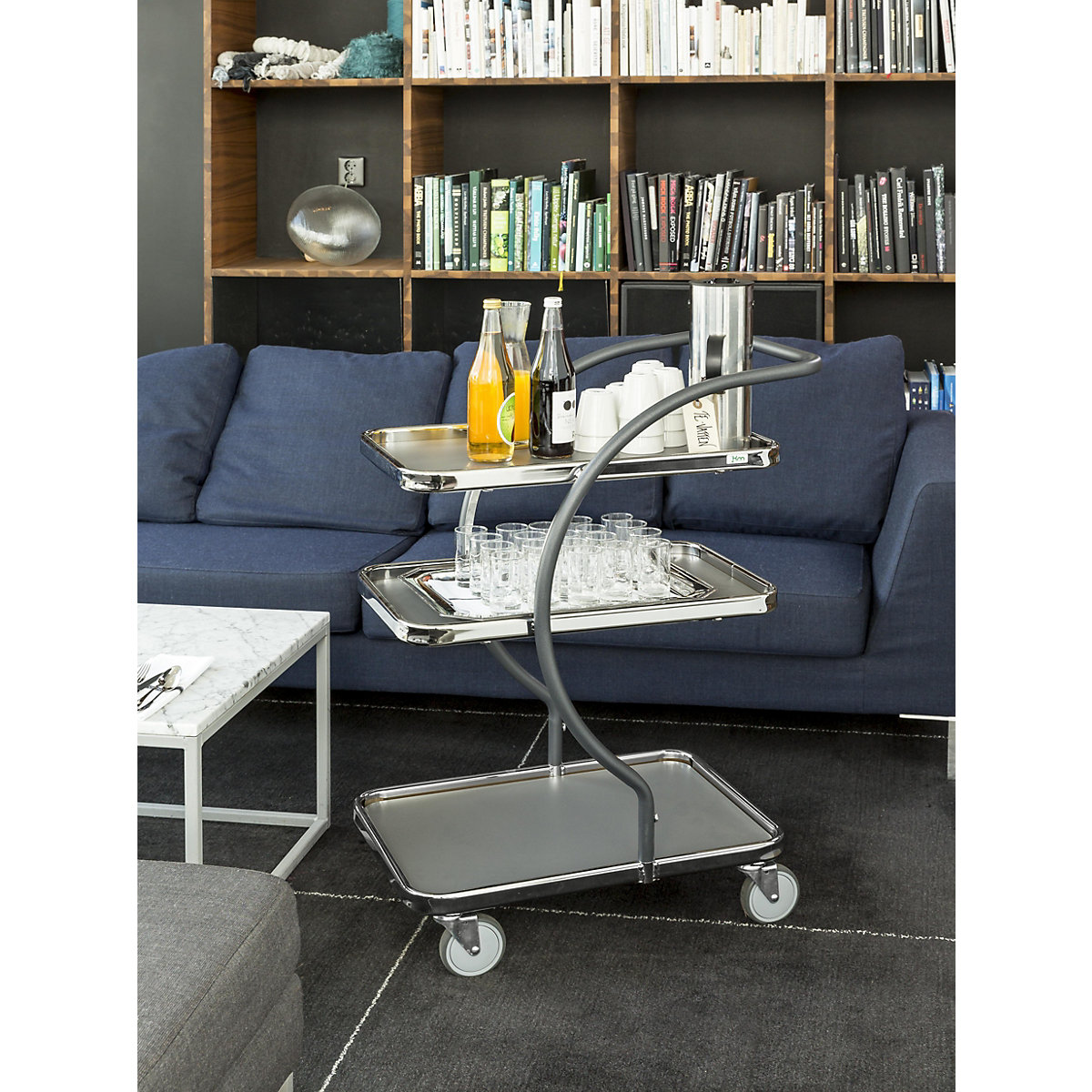 C-LINE shopping and table trolley – Kongamek (Product illustration 3)-2