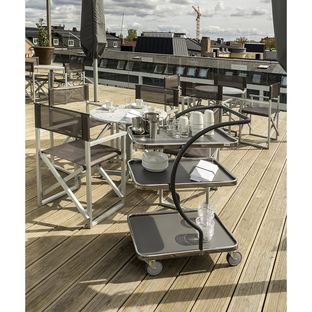 C-LINE shopping and table trolley – Kongamek (Product illustration 5)-4